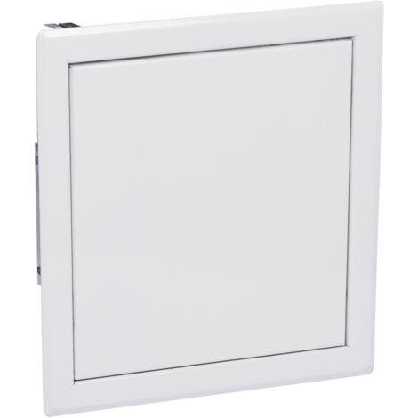 Noyon & Thiebault – Trappe de visite acier galvanisé 200x200 mm – Finition blanche pour plaques de plâtre – Accès rapide sans outil – Installation facile