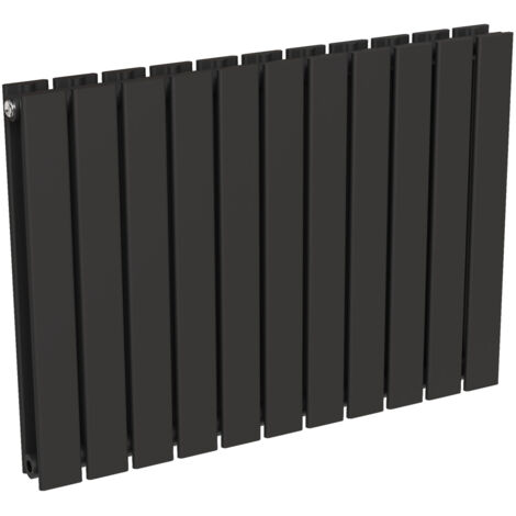 Radiateur NYTIA double lame 600x832 Noir mat
