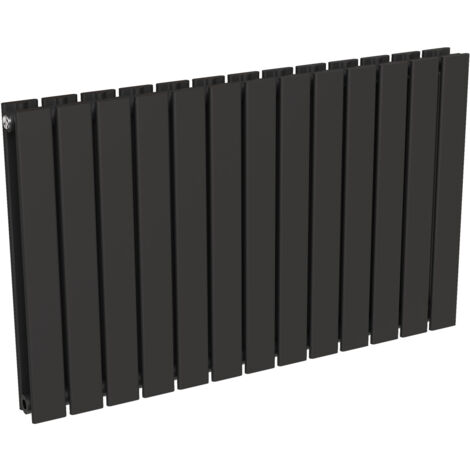 Noyon & Thiebault – Radiateur eau chaude acier 600x984mm – Puissance 1435W pour chauffage jusqu’à 36 m² – Noir mat – Double lame