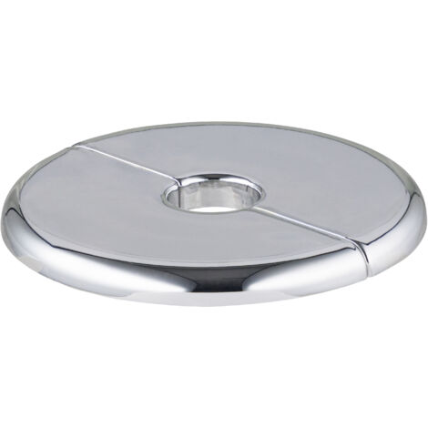 Rosace ronde à agrafes Ø60 pour tube Ø12 (x2) NOYON & THIEBAULT Chromé (1/5)