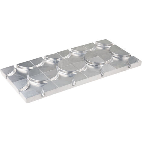 Dalle de raccordement plancher chauffant sec NOYON & THIEBAULT 300x600 mm pour tube Ø16 (x5)