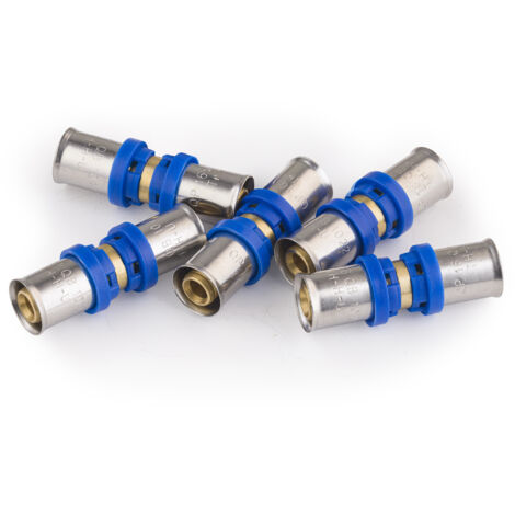 Jonction égale à sertir pour tube multicouche NOYON & THIEBAULT ø16 (x5) (1/5)