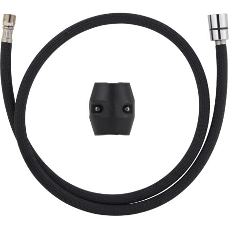 Flexible de douchette extractible d'évier, en nylon, longueur 125 cm M15x100 / M15x21 (1/2') avec contre-poids NOYON & THIEBAULT