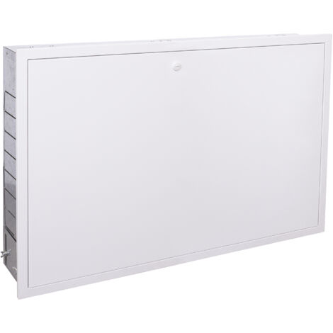 Nt Noyon & Thiebault – Coffret métal encastrable pour collecteurs 7-12 départs – Dimensions 950 x 675 x 150 mm – Installation discrète et accès facilité