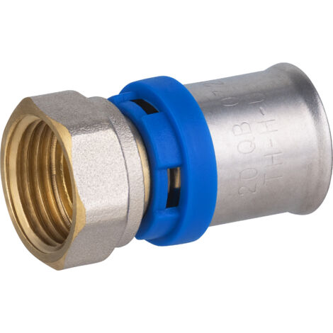 Noyon & Thiebault – Raccord multicouche femelle à sertir Ø20 – Entrée mâle 15x21 (1/2) – Pression max 10 bar – Étanchéité optimale avec joints EPDM - F15X21