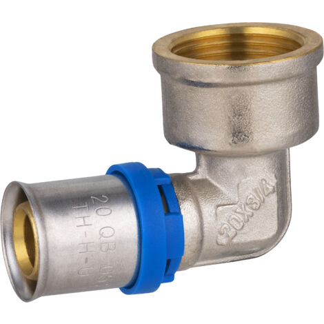 Coude femelle à sertir pour tube multicouche  NOYON & THIEBAULT Ø20 - F20x27 (3/4)