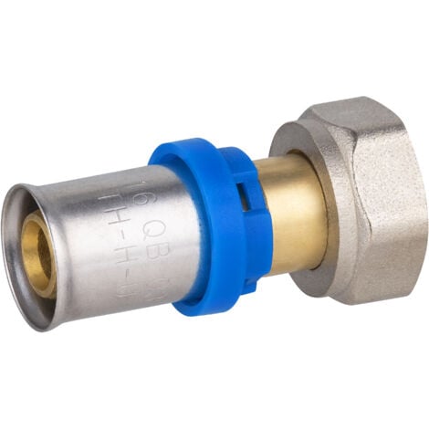 Raccord femelle écrou libre à sertir pour tube multicouche  NOYON & THIEBAULT Ø16 - F15X21 (1/2) x5 raccords