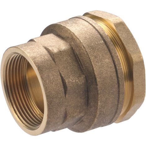 Noyon & Thiebault – Raccord femelle laiton pour tuyau polyéthylène Ø50 – Sortie femelle 1'1/2 (40x49) – Pression max 10 bar – Joint torique NBR inclus - F40x49