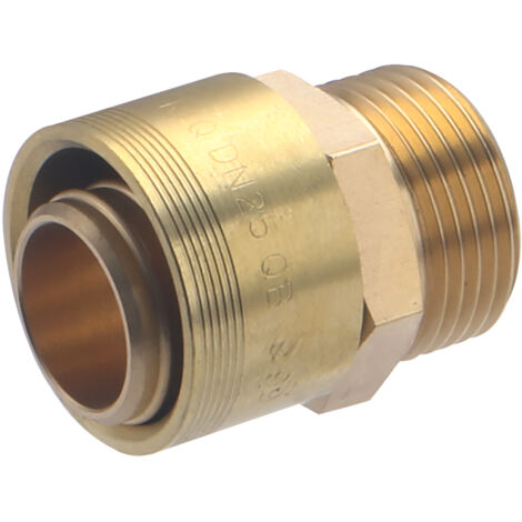 Raccord mâle à glissement pour tube PER  NOYON & THIEBAULT Ø25 - M20x27 (3/4)