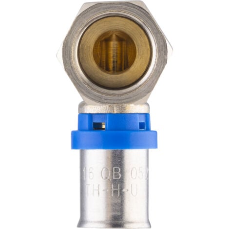 Coude femelle écrou libre à sertir pour tube multicouche  NOYON & THIEBAULT Ø16 - F15X21 (1/2)
