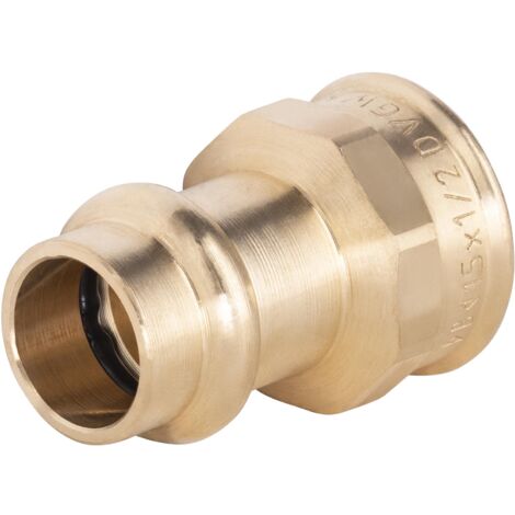 Manchon fileté femelle à sertir pour tube cuivre  NOYON & THIEBAULT Ø15 - F15x21 (1/2)