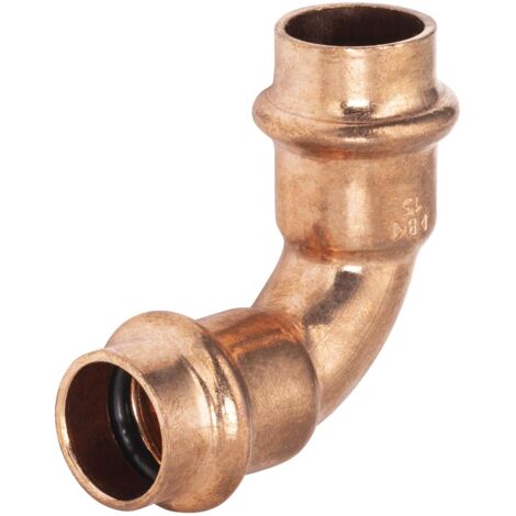 Coude 90° femelle à sertir pour tube cuivre NOYON & THIEBAULT Ø15 (1/3)