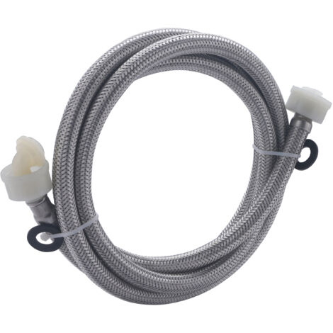 Flexible de machine à laver inox coudé femelle NOYON & THIEBAULT 2.00 mètres