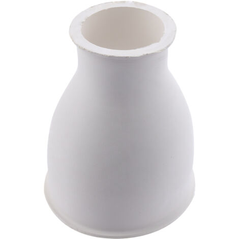 Noyon & Thiebault – Cône en caoutchouc pour raccordement cuvette WC – Diamètre ajustable 30 à 60 mm – Étanchéité optimale – Matériau caoutchouc blanc