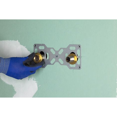 Platine FIXSYSTEM pour robinet de douche, raccord multicouche  NOYON & THIEBAULT Multicouche à sertir - Ø20