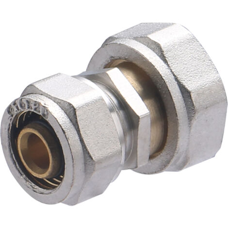 Noyon & Thiebault – Raccord multicouche à compression Ø16 mm – Filetage F20x27 (3/4) – Écrou libre pour installation rapide – Laiton éprouvé chocs thermiques