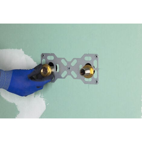 Platine FIXSYSTEM pour robinet de douche, raccord PER  NOYON & THIEBAULT PER à glissement - Ø16