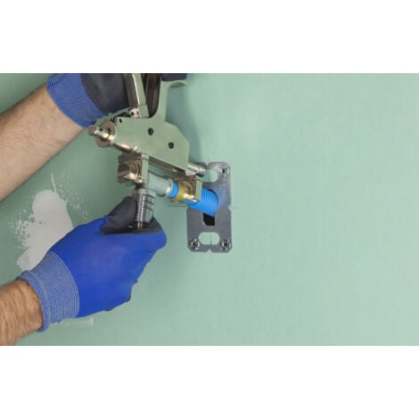 Platine FIXSYSTEM pour robinet mural simple, raccord PER  NOYON & THIEBAULT Ø16 - PER à glissement