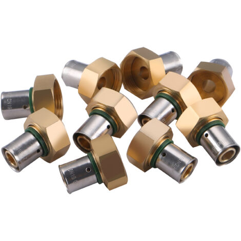 Raccord femelle écrou libre à sertir pour tube PER  NOYON & THIEBAULT Ø16 - F20x27 (3/4)x10 raccords