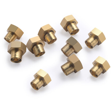 Noyon & Thiebault – Raccord femelle écrou libre à glissement pour tube PER Ø16 – Filetage 20x27 (3/4) – Pression 6 bar – Température 5°C à 90°C – Lot de 10 - F20x27
