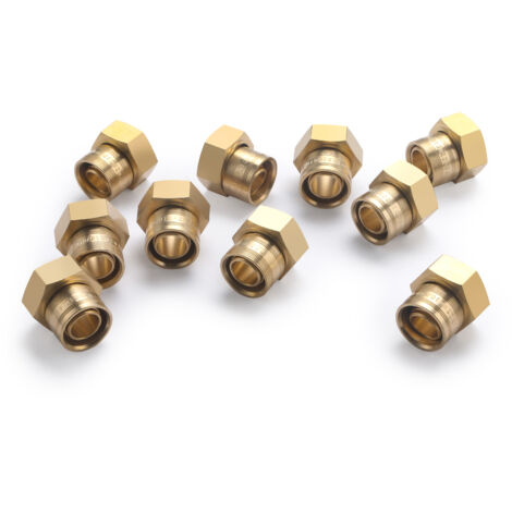 Raccord femelle écrou libre à glissement pour tube PER  NOYON & THIEBAULT Ø20 - F20x27 (3/4)x10 raccords