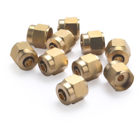 Raccord femelle écrou libre à compression pour tube PER  NOYON & THIEBAULT Ø12 - F15x21 x10 raccords