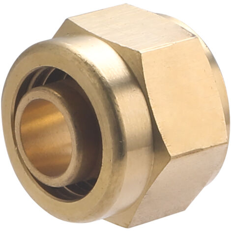 Raccord droit à compression pour tube PER NOYON & THIEBAULT - Ø 20 mm à visser femelle écrou libre F3/4' (20x27) - 3288-2020L1
