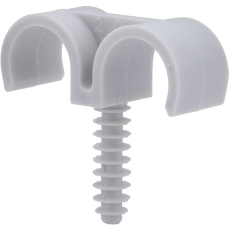 Collier de fixation double pour tube PER  NOYON & THIEBAULT pour tube Ø12 x25