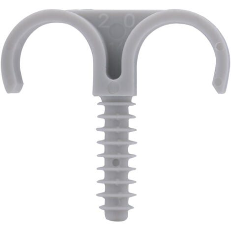 Collier de fixation double pour tube PER  NOYON & THIEBAULT pour tube Ø12 x25