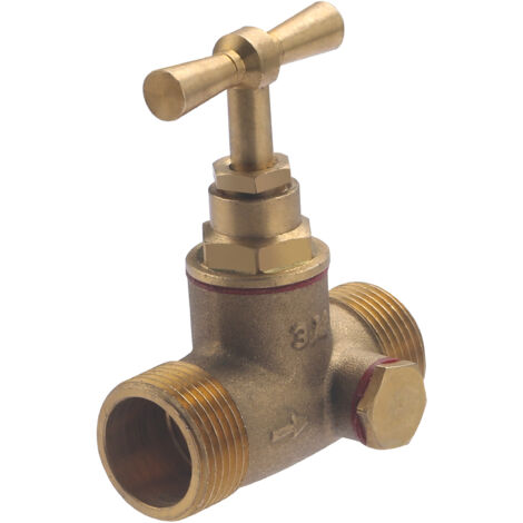 Robinet d'arrêt double mâle à purge  NOYON & THIEBAULT M20x27 (3/4) (1/5)