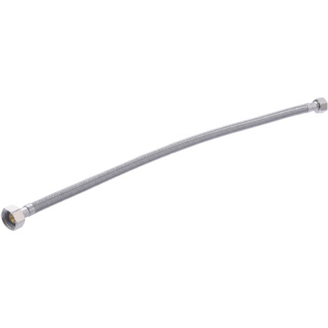 Noyon & Thiebault – Flexible sanitaire femelle réduit 50 cm – Entrée 1/2 (15x21) – Sortie 3/8 (12x17) – Diamètre intérieur 8 mm – Pression 10 Bar - F12x17