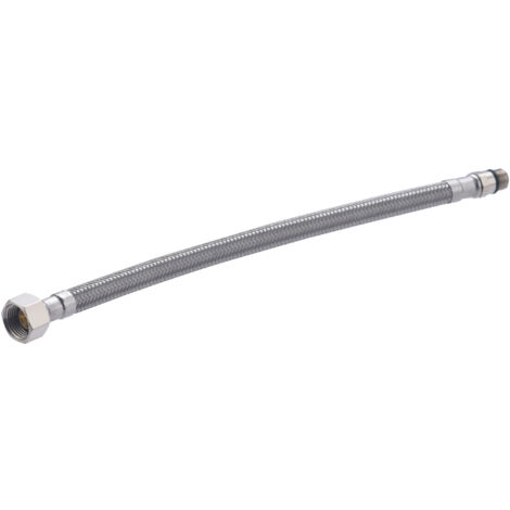 Noyon & Thiebault – Flexible sanitaire 30 cm – Entrée femelle 12x17 – Sortie mâle 12x100 – Diamètre intérieur 8 mm – Pression 10 Bar – Norme ACS - M12x100