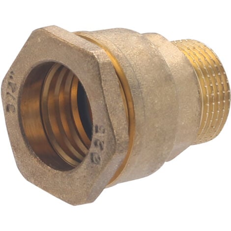 Raccord mâle laiton pour tube polyéthylène  NOYON & THIEBAULT Ø25 - M20x27 (3/4)