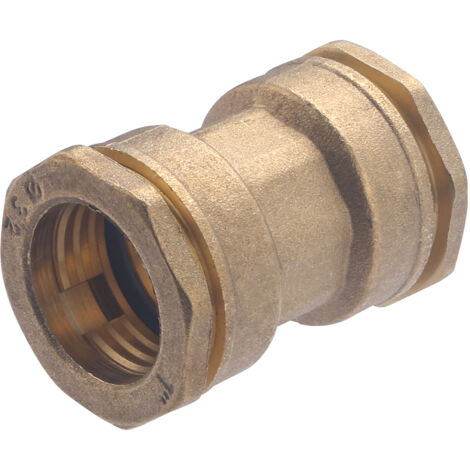 Noyon & Thiebault – Raccord PE jonction égale laiton Ø32 mm – Pression max 10 bar – Température -20°C à 120°C – Étanchéité parfaite avec joint NBR