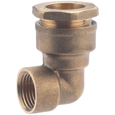Noyon & Thiebault – Coude femelle laiton pour tuyau polyéthylène Ø20 – Sortie 1/2 (15x21) – Pression 10 bar – Température -20°C à 120°C - F15x21