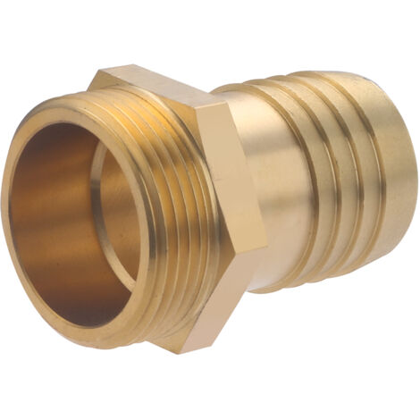 Raccord mâle laiton cannelé PTR  NOYON & THIEBAULT Ø sur crans 35.5 - tuy. PE Ø40 - Mâle 33x42
