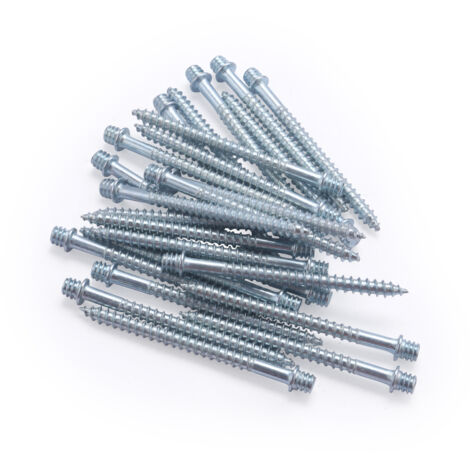 Noyon & Thiebault – Patte à vis bois M7 x 150 mm – Lot de 25 pattes pour collier tube cuivre – Fixation solide et durable – Installation rapide