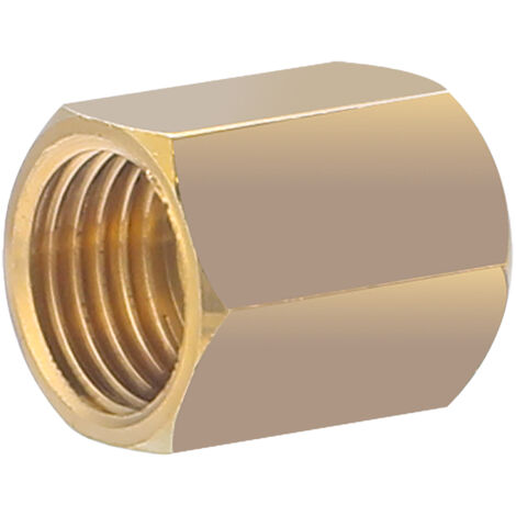Noyon & Thiebault – Manchon double femelle égal à butée laiton à visser – Raccord 08x13 – Pression max 10 bar – Pour installations eau potable et chauffage (1/4)