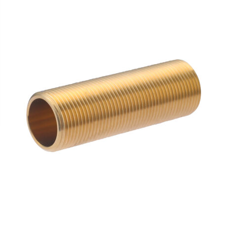 Noyon & Thiebault – Raccord laiton double mâle fileté 26x34 mm (1') – Longueur 100 mm – Pression maximale 10 bar – Pour installations eau potable et chauffage - M26x34