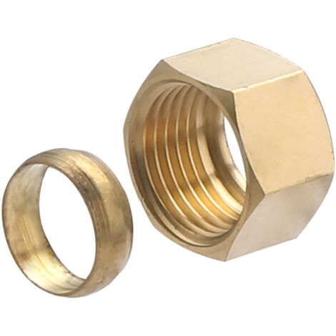 Ecrou + olive laiton bicône NOYON & THIEBAULT Ø16 - F15x21 (1/2) (1/4)