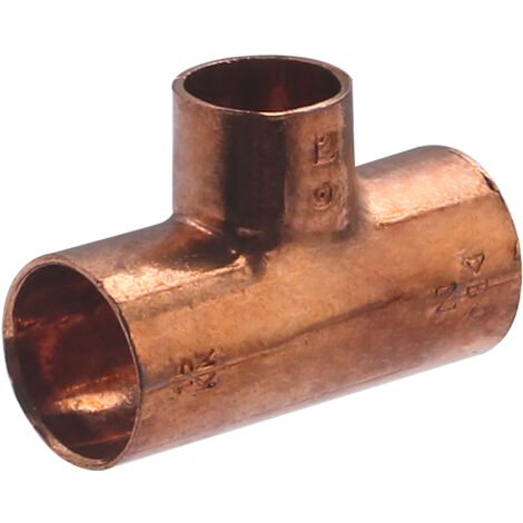 Té femelle réduit à souder pour tube cuivre  NOYON & THIEBAULT Ø15 - Ø16 - Ø15