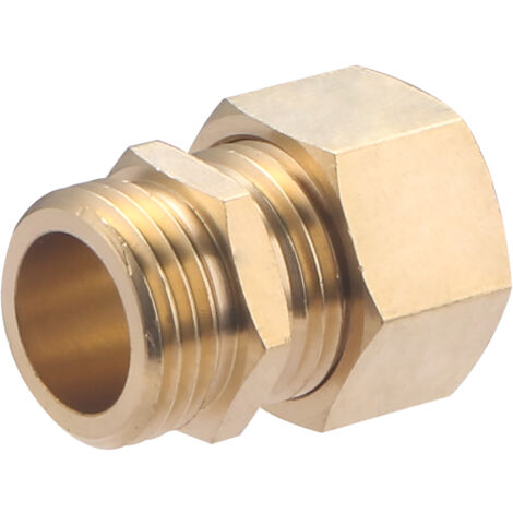 Noyon & Thiebault – Raccord laiton mâle bicône M15x21 – Ø15mm pour tubes en cuivre – Étanchéité optimale jusqu'à 10 bar – Installation facile
