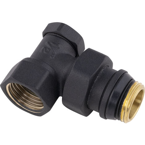 Coude de réglage pour radiateur NOYON & THIEBAULT 15X21 (1/2) Noir