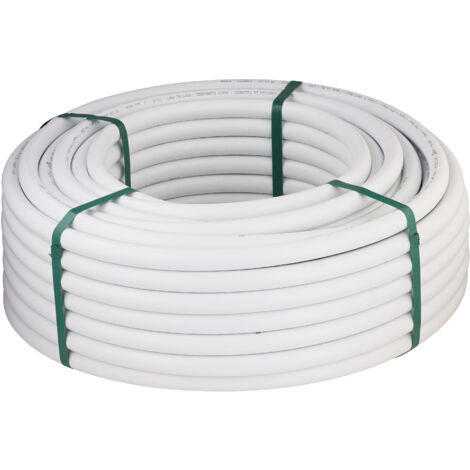 Noyon & Thiebault – Tube multicouche nu Ø20mm – Longueur 50 mètres – Polyéthylène réticulé/Aluminium – Étanche à l'oxygène pour circuits de chauffage et eau potable