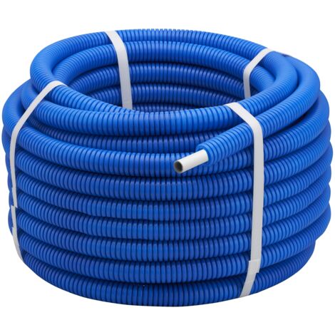 Noyon & Thiebault – Tube multicouche gainé bleu Ø20mm – Longueur 50 mètres – Étanche à l'oxygène pour circuits d'eau froide – Résistant à 95°C