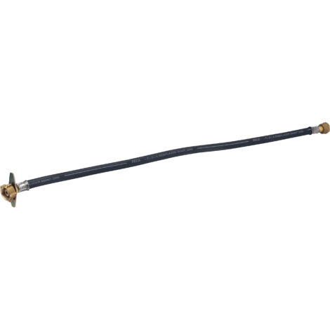 Noyon & Thiebault – Lyre souple caoutchouc pour gaz butane et propane – Longueur flexible 70 cm – Norme NF gaz M 88-768 – Écrous mécaniques femelle 20x150 (1/5)