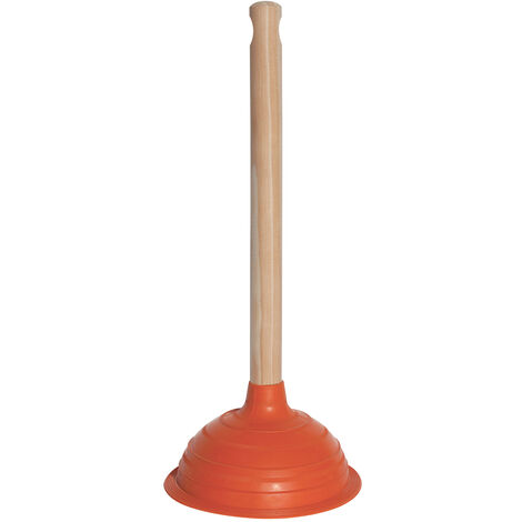 Noyon & Thiebault – Déboucheur de canalisation ventouse Ø 175 mm – Manche en bois pour efficacité maximale – Conçu pour canalisations obstruées