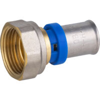 Noyon & Thiebault – Raccord femelle à sertir pour tube multicouche Ø16 – Écrou libre F20x27 (3/4) – Résiste à 10 bar et 95°C – Pour circuits d'eau chaude/froide