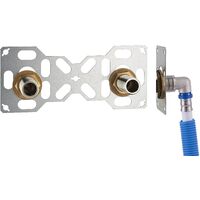 Noyon & Thiebault – Platine FIXSYSTEM pour robinet de douche – Raccord multicouche à sertir – Entraxe 150mm – Sortie mâle 3/4 pour tube Ø16