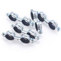 Collier de fixation double isophonique pour tube cuivre NOYON & THIEBAULT Ø18 x5 colliers